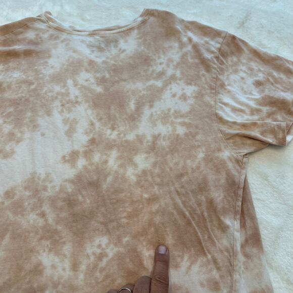 AC/DC Women's Pink Tie Dye Highway To Hell T-Shirt Size Large Rock Band - Picture 11 of 11